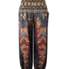 Bohemian-Peacock-Black-Yoga-Pants