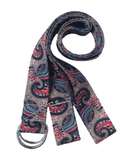 Yoga-straps-Paisley-brown