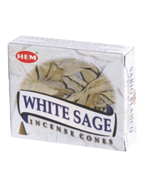 HEM-White-Sage-Incense-cones-south-africa-yoga-gangeya