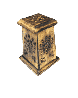 Small-Wooden-Tower-Incense-holder-cone-south-africa-yoga-gangeya