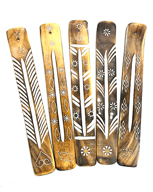 Wooden-26cm-incense-holder-south-africa-yoga-gangeya-1