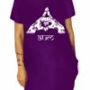Purple 100% cotton top south africa bohemian alternative yoga