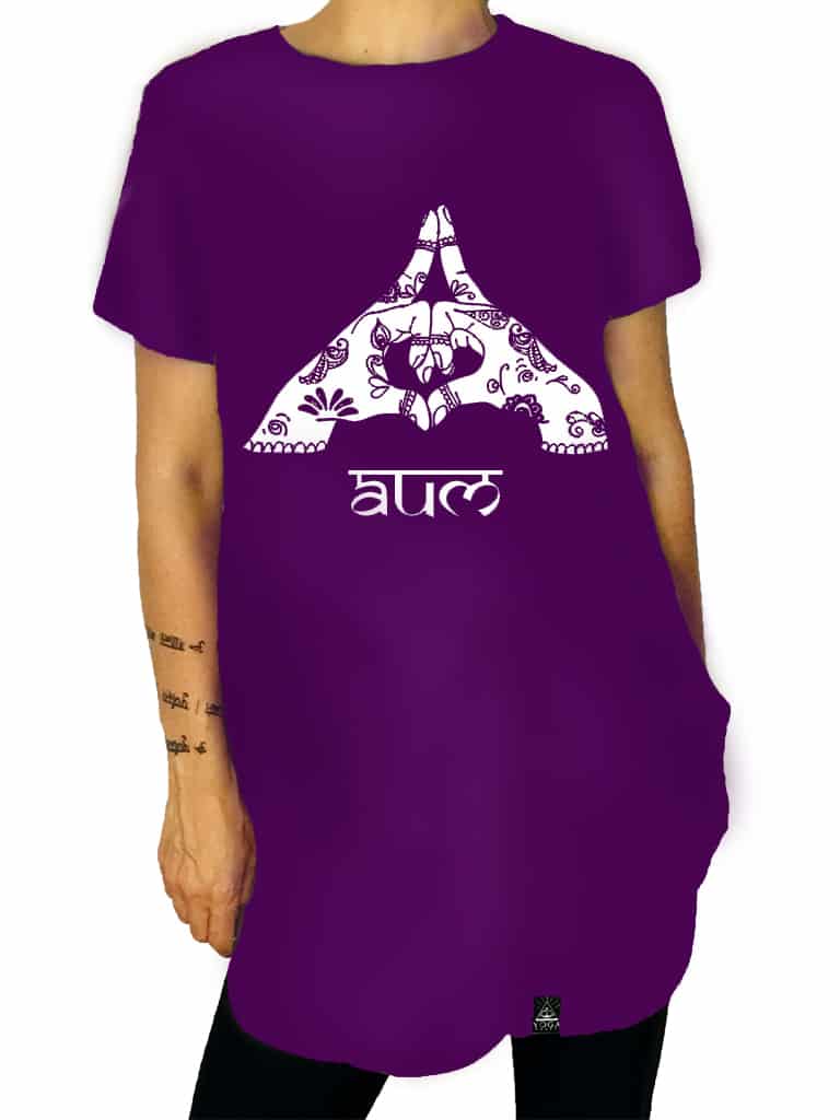 Purple 100% cotton top south africa bohemian alternative yoga