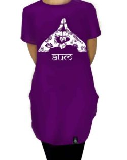 Purple 100% cotton top south africa bohemian alternative yoga