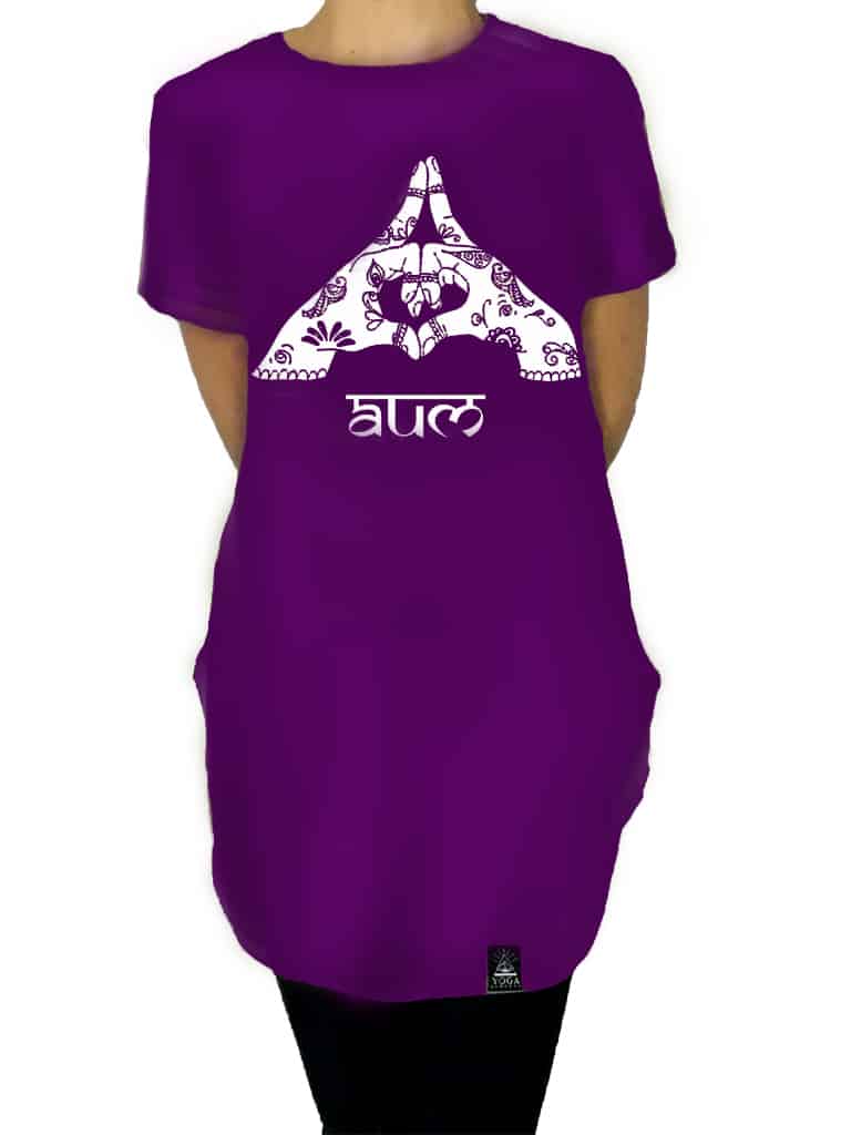 Purple 100% cotton top south africa bohemian alternative yoga