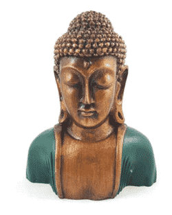 Buddha-Half-body---green-20cm-Yoga-Gangeya