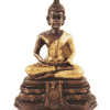 Meditating-Buddha-on-base-gold-14cm-Yoga-Gangeya South Africa