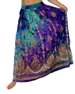 Green-purple-Bohemian-Skirt-Yoga-Gangeya-South-Africa