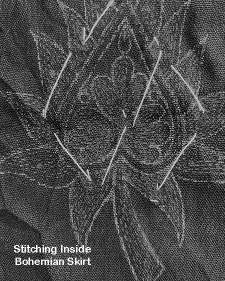 Black-Bohemian-Skirt--2-Yoga-Gangeya-South-Africa stitching