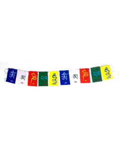 Om Mani Padme Hum tibetan prayer flag south africa yoga gangeya sml