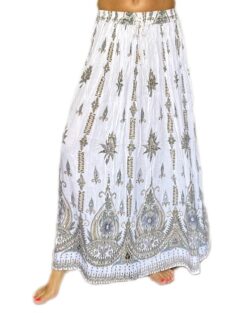 Bohemian Skirt White south africa