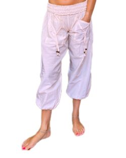 Cream Harem pants yoga bohemian south africa