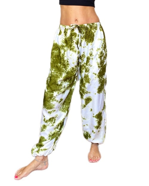 Moss Green Harem Pants | Bohemian Yoga Pants | South Africa